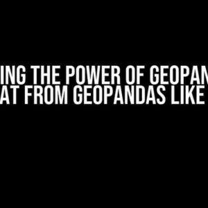 Unleashing the Power of Geopandas: Get Lon/Lat from Geopandas like a Pro!