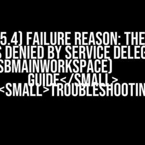 (Xcode 15.4) Failure Reason: The request was denied by service delegate (SBMainWorkspace) Troubleshooting Guide